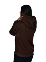 Brown Hoodie with Thakita print